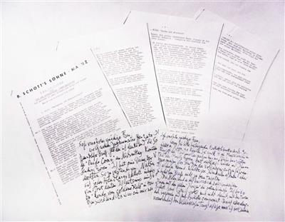 Einem, Gottfried v., - Autographs, manuscripts, certificates