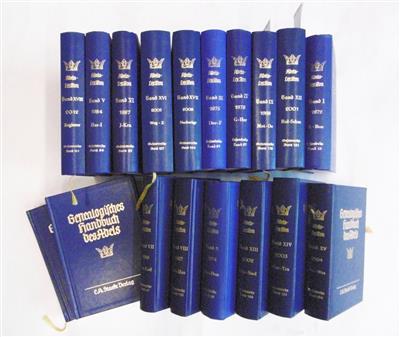 Genealogisches Handbuch des Adels. Adelslexikon, - Autographs, manuscripts, certificates