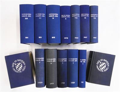 Genealogisches Handbuch des in Bayern immatrikulierten Adels, - Autographs, manuscripts, certificates