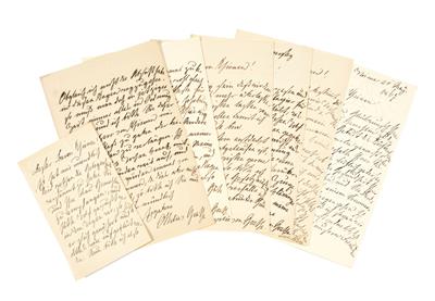 Goethe, Ottilie v., - Autographs, manuscripts, certificates