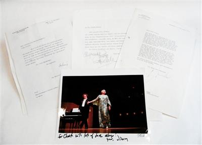 Ludwig, Christa, - Autographs, manuscripts, certificates