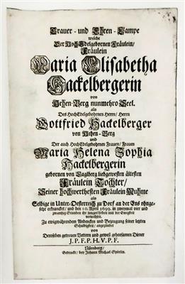 Niederösterreich, - Autographs, manuscripts, certificates