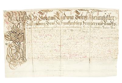 Oberösterreich, - Autografi, manoscritti, atti