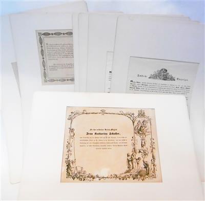 Parten - Autographs, manuscripts, certificates