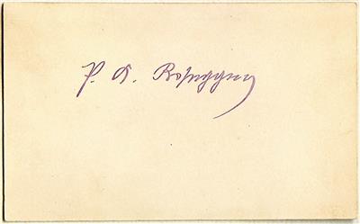 Rosegger, Peter, - Autographs, manuscripts, certificates