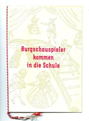 "Burgschauspieler - Autographen, Handschriften, Urkunden