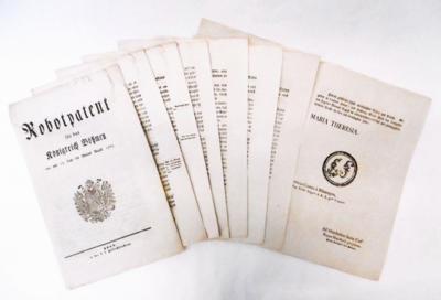 Böhmen, - Autografi, manoscritti, certificati