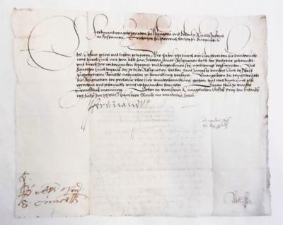 Ferdinand I., - Autographs, manuscripts, certificates