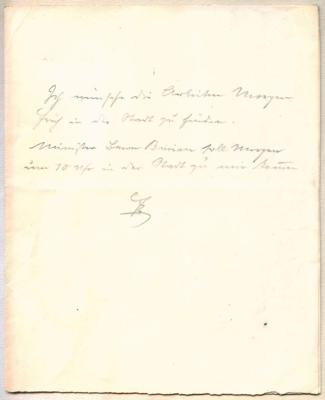 Franz Joseph I., - Autografy, rukopisy, certifikáty