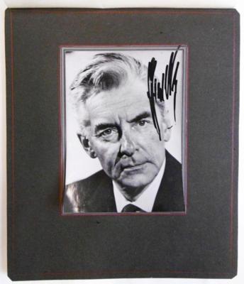 Karajan, Herbert v., - Autographen, Handschriften, Urkunden