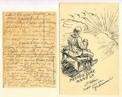 Kubin, Alfred, - Autographen, Handschriften, Urkunden