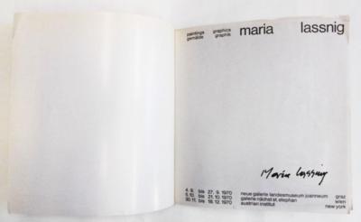 Lassnig, Maria, - Autografy, rukopisy, certifikáty