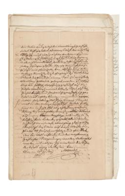 Metternich, Clemens Wenzel Lothar, - Autographen, Handschriften, Urkunden