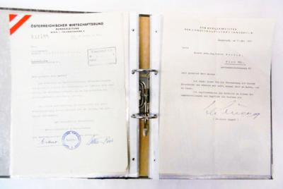 Österreich, - Autographs, manuscripts, certificates