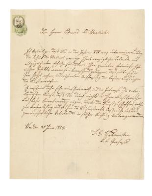 Waldmüller, Ferdinand Georg, - Autografy, rukopisy, certifikáty