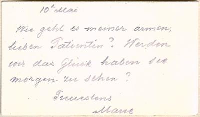 Ebner-Eschenbach, Marie, - Autographs, manuscripts, documents