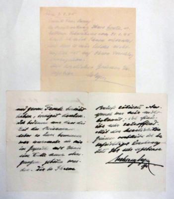 Eugen, - Autographs, manuscripts, documents