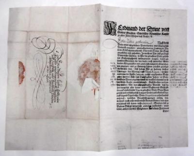 Ferdinand III., - Autographen, Handschriften, Urkunden
