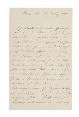 Franz Joseph I., - Autografi, manoscritti, documenti