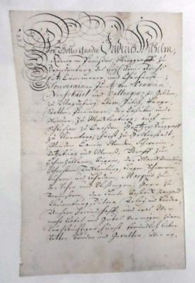 Friedrich Wilhelm I., - Autographs, manuscripts, documents