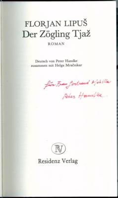 Handke, Peter, - Autographs, manuscripts, documents