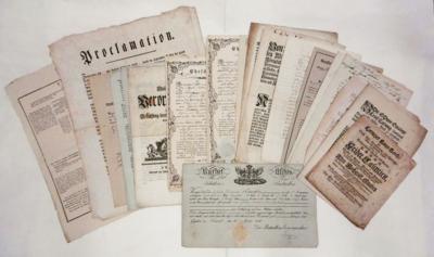 Hessen-Kassel, - Autographs, manuscripts, documents
