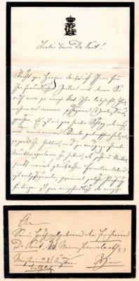 Karl Ludwig, - Autographs, manuscripts, documents