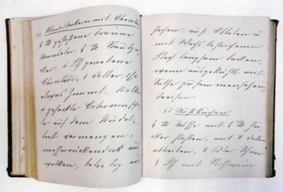 Kochbuch - Autographen, Handschriften, Urkunden