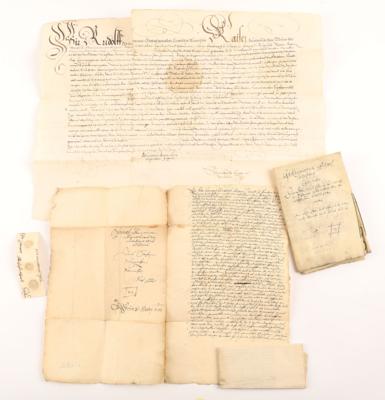 Pommern, - Autographs, manuscripts, documents