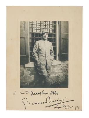 Puccini, Giacomo, - Autographen, Handschriften, Urkunden