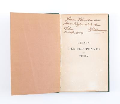 Schliemann, Heinrich, - Autografi, manoscritti, documenti