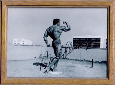 Schwarzenegger, Arnold, - Autografi, manoscritti, documenti