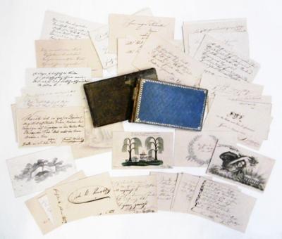 Stammbuchkasette, - Autografi, manoscritti, documenti