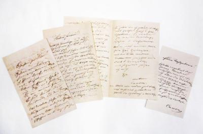 Canon, Hans, - Autographs, manuscripts, documents