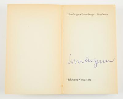 Enzensberger, - Autographen, Handschriften, Urkunden
