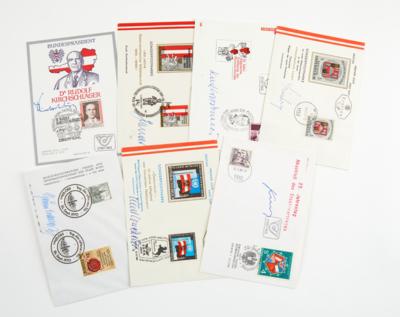 Ersttagsstempel etc., - Autographs, manuscripts, documents