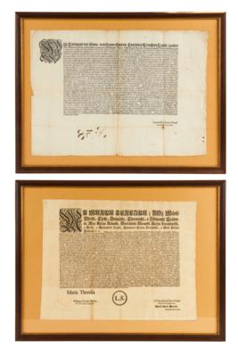 Ferdinand III., - Autographs, manuscripts, documents