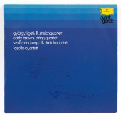 Ligeti, - Autographen, Handschriften, Urkunden