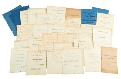 Medizingeschichte, - Autographs, manuscripts, documents
