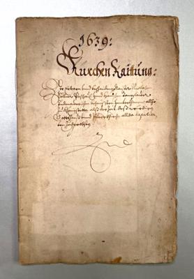 Niederösterreich, - Autographs, manuscripts, documents