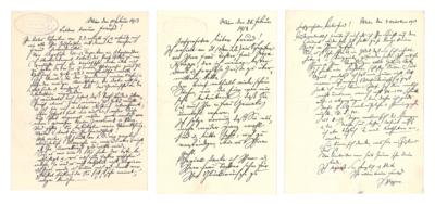 Popper-Linkeus, - Autographs, manuscripts, documents