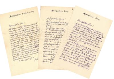 Rosegger, - Autografi, manoscritti, documenti