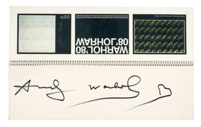 Warhol, Andy, - Autographs, manuscripts, documents
