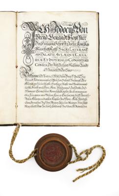 Brendt, genannt Höpfner, Jodok v., Weihbischof von Passau, - Autographen, Handschriften, Urkunden