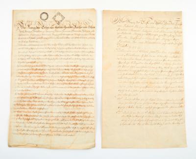 Franz I. (II.), - Autographen, Handschriften, Urkunden