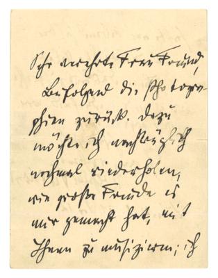 Furtwängler, Wilhelm, - Autographs, manuscripts, documents