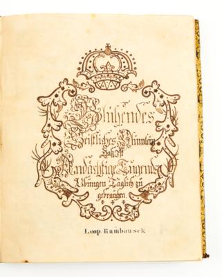 Gebetbuch, - Autographs, manuscripts, documents