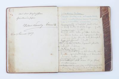 Kochbuch, - Autographs, manuscripts, documents