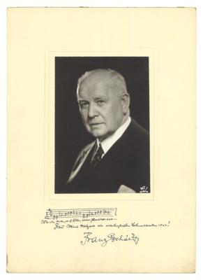 Lehár, Franz, - Autographen, Handschriften, Urkunden