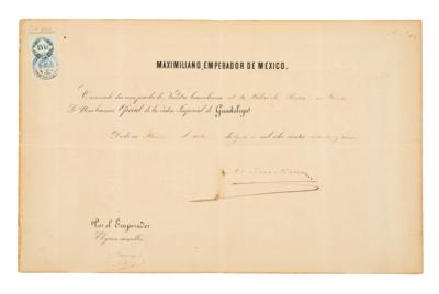 Maximilian I., - Autographen, Handschriften, Urkunden